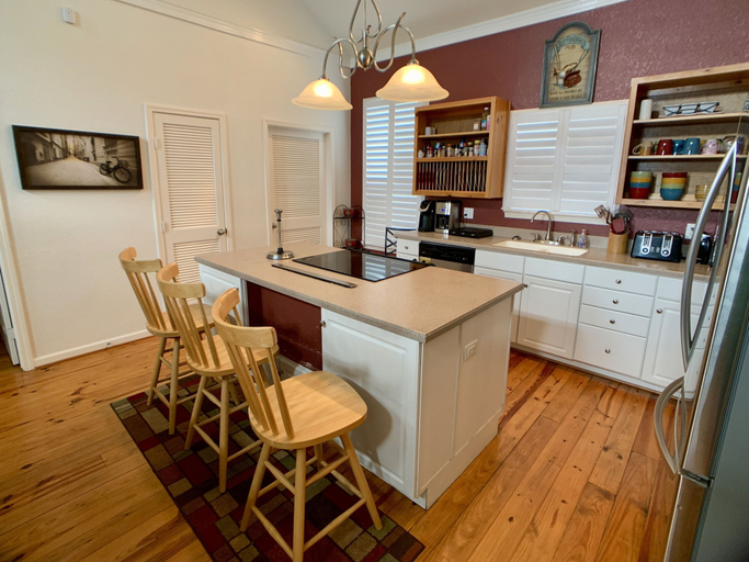 Private kitchen 3, Isle Be Back 2 Bedroom Home, Galveston