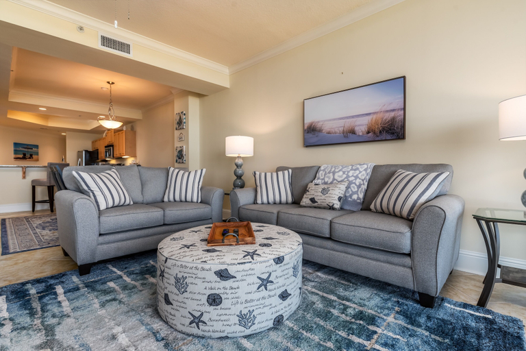 Living area 4, Wave Watcher - Holiday Isle #609 3 Bedroom Condo by RedAwning, Mobile