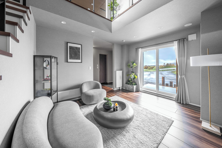 Living area 3, ORVIA YIG VILLA, Furano
