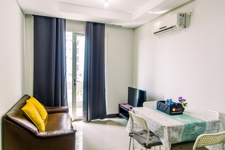 Living Area 3, Stunning and Comfy 2BR (No Kitchen) at Sky Terrace Apartment, Jakarta Barat