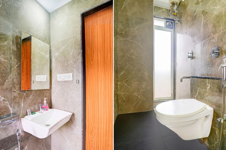 Bathroom 4, Collection O Jupiter Hospital Thane West Formerly Athithi Stays, Thane