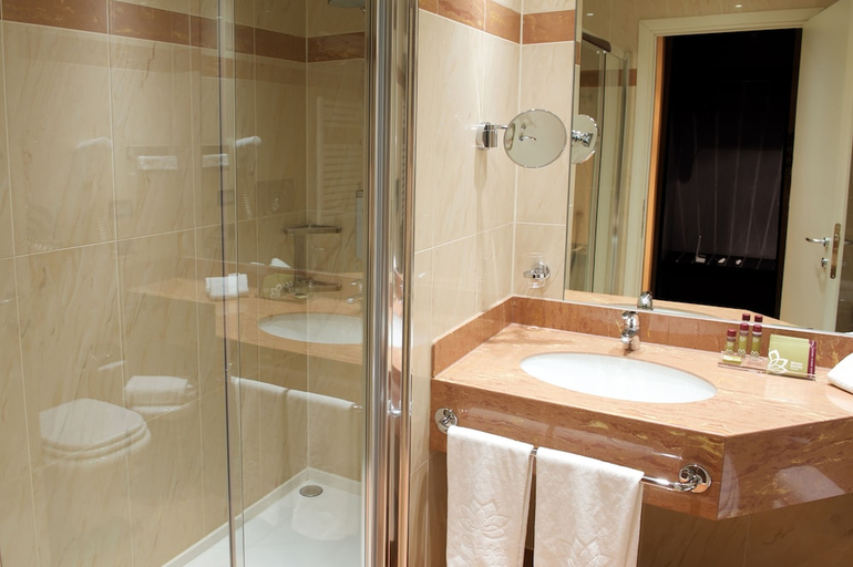 Bathroom 4, Winter Garden Hotel, Bergamo