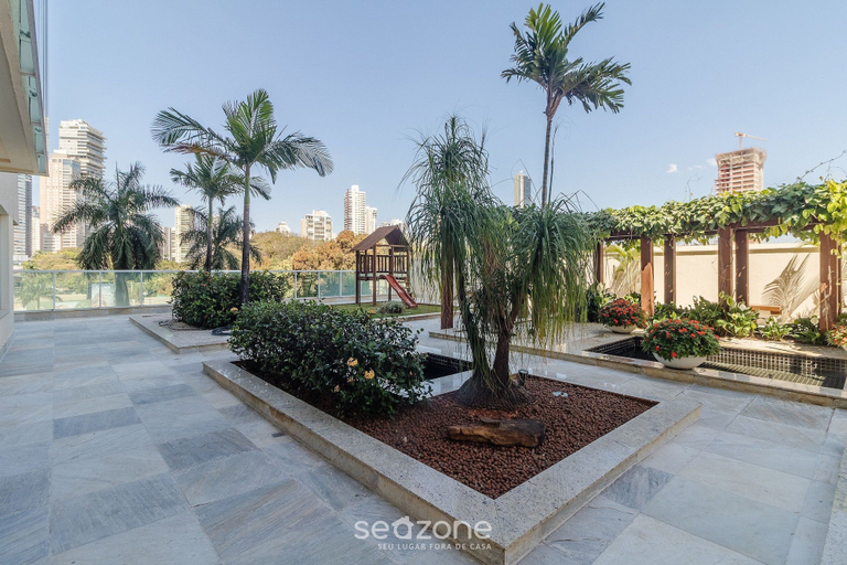 Terrace/patio, Estúdio em Cond no Setor Bueno CEL1804, Goiania