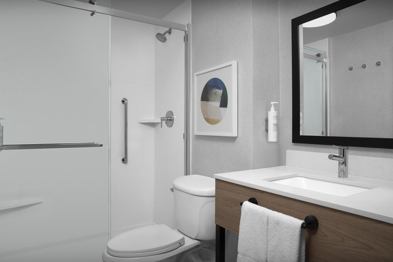 Bathroom 4, Hampton Inn Indianapolis Downtown Across from Circle Centre, Marion