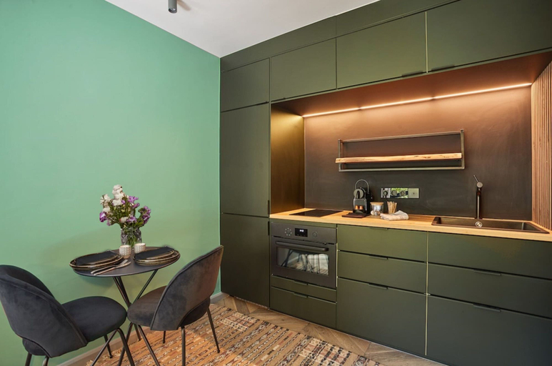 Private kitchen 5, Superb Suite in Neuilly Porte Maillot, Hauts-de-Seine