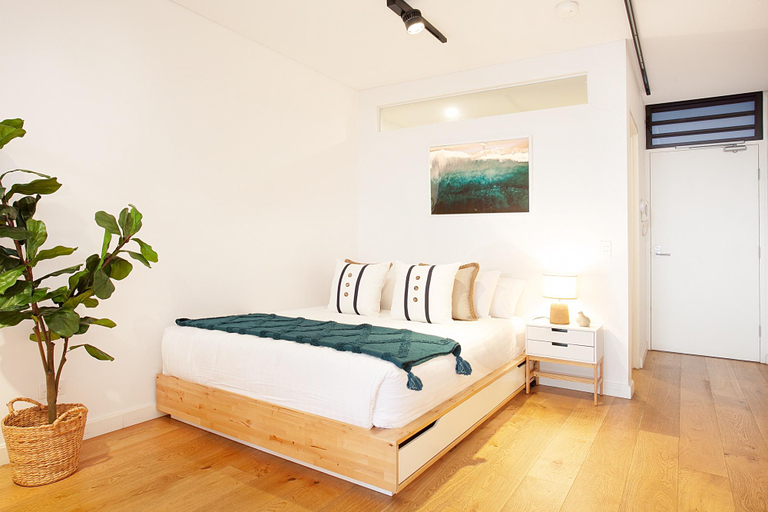 Bedroom, Stylish Studio with Balcony near Darling Square, Sydney