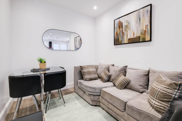 Living area 5, West Hendon Apt with Parking 03, London
