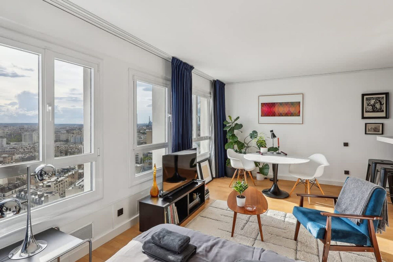 Living area 4, Extra Studio on the 23rd Floor - Stunning View, Paris