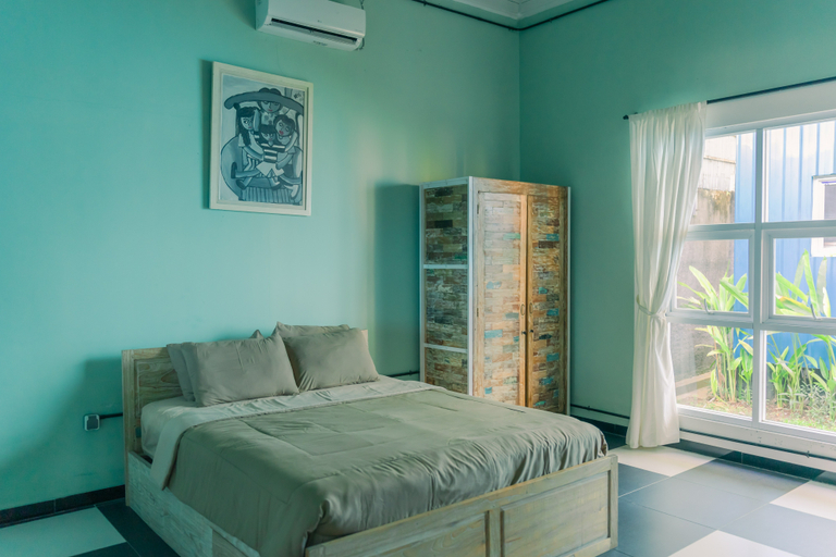 Bedroom 3, de Bangunjiwo Serenity Villa, Bantul
