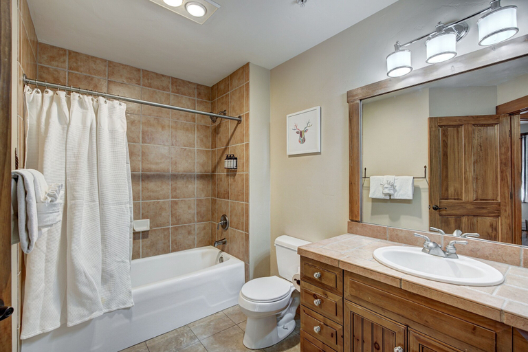 Bathroom, Bright, Mountain Modern Breckenridge Condo 1 Bedroom Condo, Summit