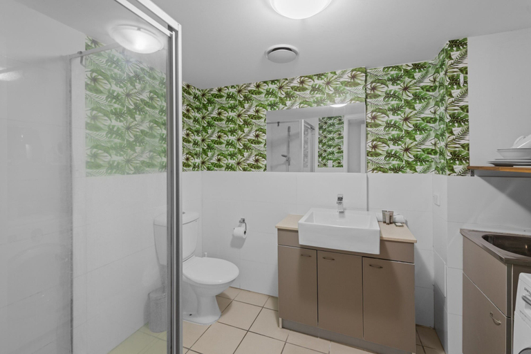 Bathroom, Studio With Balcony Access in Central Bowen Hills, Bowen Hills