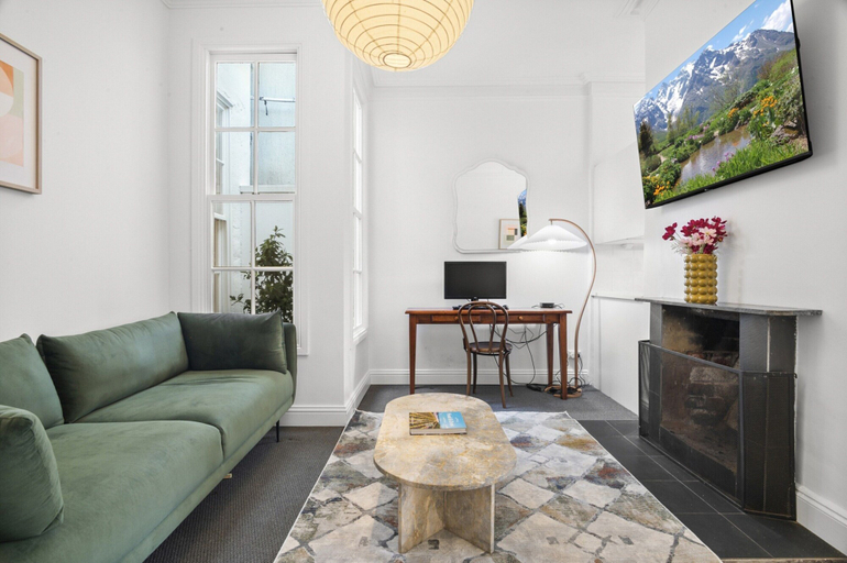 Living room 3, Charming 2-bed Home With Outdoor Space in Cremorne, Melbourne