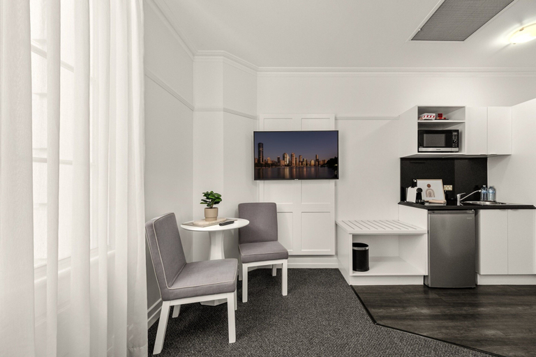 Living room 5, Studio Stay in Brisbane CBD Hotel Building, Brisbane