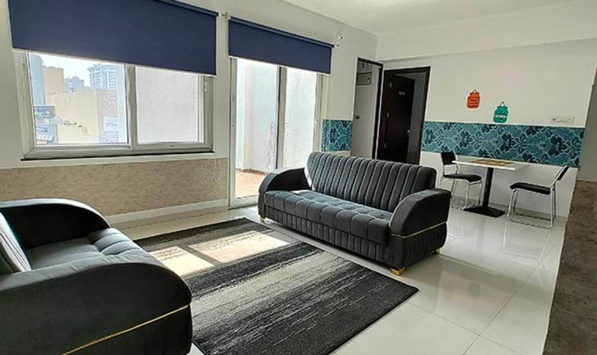 Lobby sitting area 4, Fabhotel Ekab Hospitality, Pune