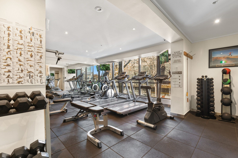 Fitness facility, 2-bed Inner-city Pad With Gym, Melbourne