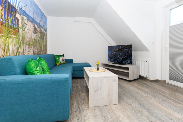 Living room 2, Helle Ferienwohnung fur Zwei Personen in Bensersiel, Wittmund