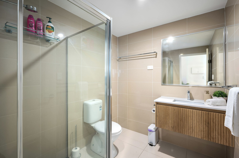 Bathroom 4, Smart Suites Self Check-in Apartments - 144 Dixon, Sunnybank