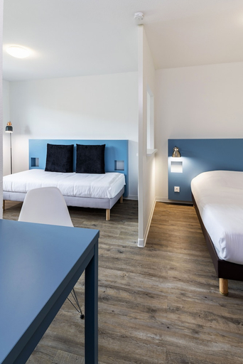 Bedroom 3, Ténéo Apparthotel Bordeaux - Gare Saint Jean, Gironde