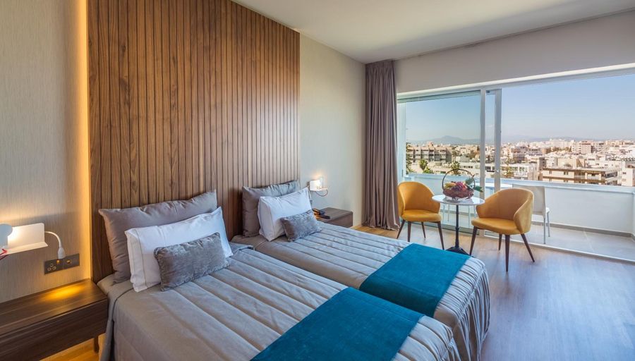 Bedroom 3, Sun Hall Hotel, Larnaca