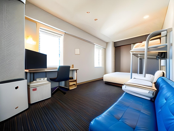 Bedroom 4, Super Hotel Saitama Omiya West, Saitama