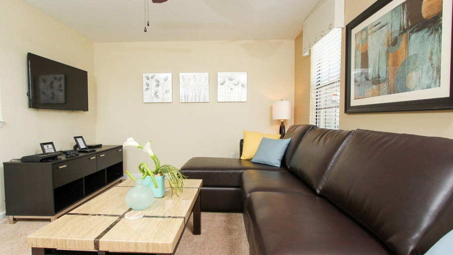 Living area 4, Championsgate Resort 5 Bedroom Private Pool Home 5 Home, Osceola