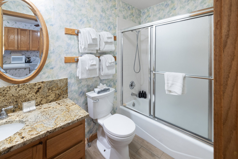 Bathroom 3, Vintage Studio- Private Balcony Studio Bedroom Condo - No Cleaning Fee! by RedAwning, Gunnison