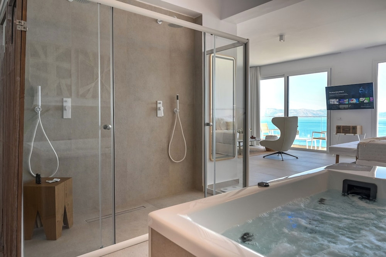 Bathroom 4, Achillion Luxury Corfu Villa, Ionian Islands