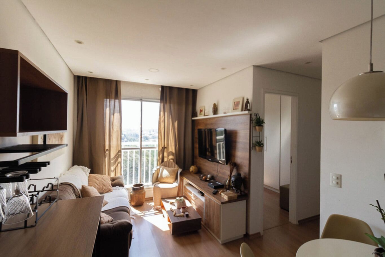 Room 4, Apartamento com Lazer Wi-fi e Garagem em Jaragu, São Paulo