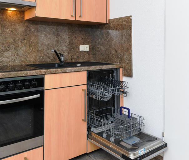 Private kitchen 5, Helle Ferienwohnung fur Zwei Personen in Bensersiel, Wittmund