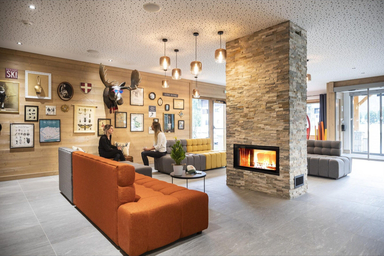 Living room 3, Apartment in Samoens With Spa and Pool, Haute-Savoie
