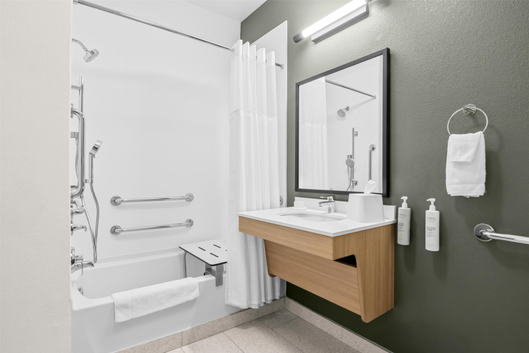 Bathroom 4, Spark by Hilton Traverse City, Grand Traverse