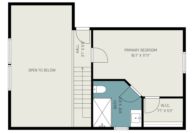 Floor plan 5, Solitude Beaver #3 - Estes Park 2 Bedroom Condo by RedAwning, Larimer
