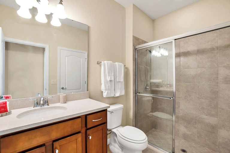 Bathroom 4, Private Villa W/pool, Bbq,+free Water Park Access!, Osceola