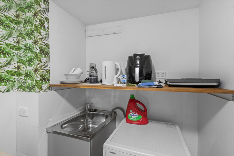 Private kitchen, Studio With Balcony Access in Central Bowen Hills, Bowen Hills