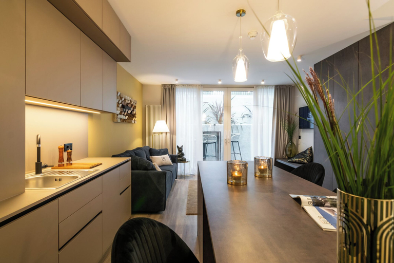 Private kitchen 2, Resort Beatrice - Luxury Apartments - Pool & Sauna & Parking, Ljubljana