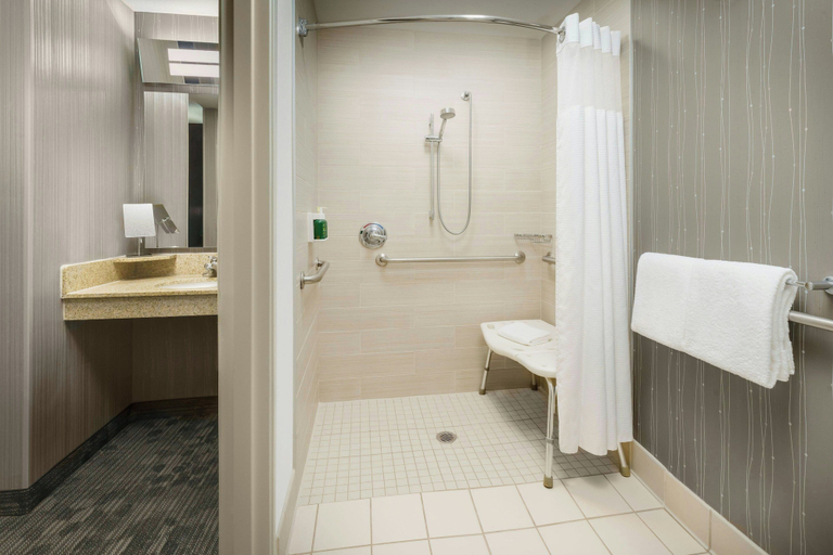 Bathroom 4, Courtyard by Marriott Chicago Bloomingdale, Dupage