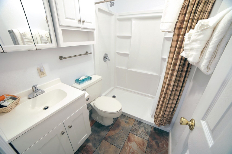 Bathroom, Fawn Valley Inn: 296 1 Bedroom Apts, Larimer