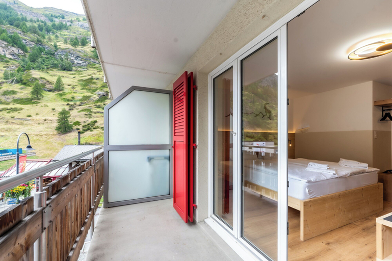 Terrace/patio 4, Exclusives Studio bei der Bergbahn, Visp