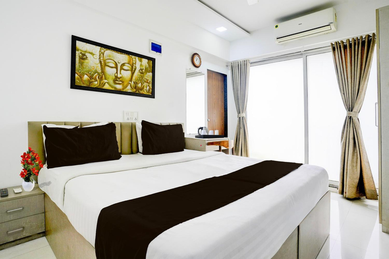 Bedroom, Collection O Jupiter Hospital Thane West Formerly Athithi Stays, Thane
