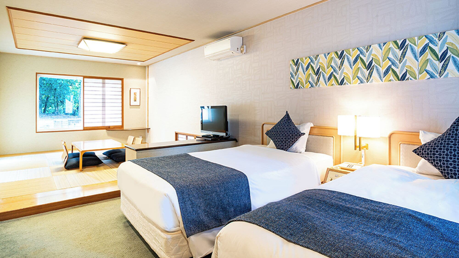 Bedroom 3, Seagaia Forest Cottages, Miyazaki