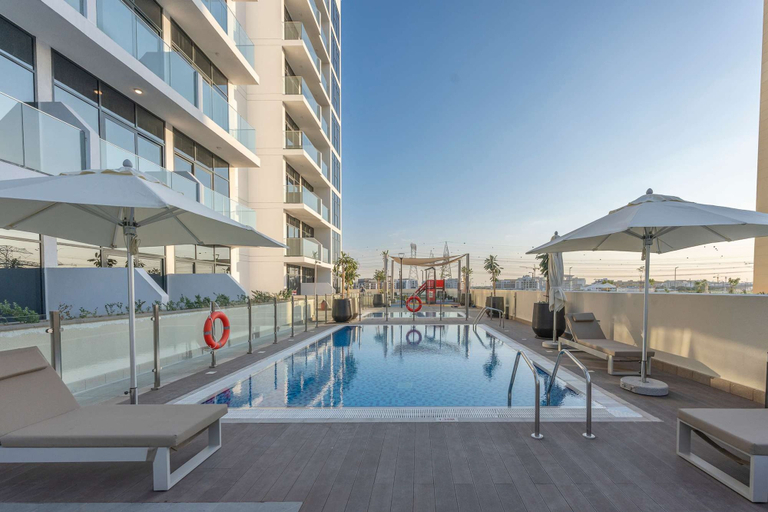 Room 2, A Serene and Gorgeous Studio in Meydan One, Dubai
