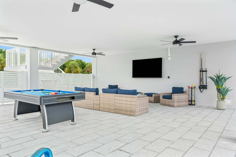 Room 2, Saltwater Social Game Room Pool Dock Views, Monroe