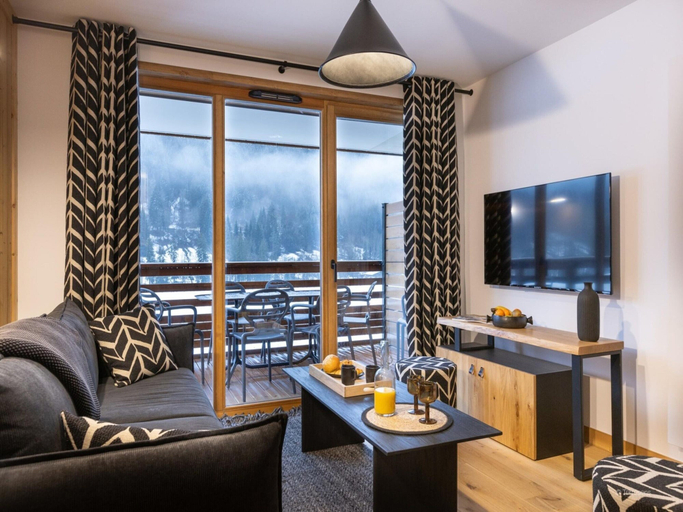 Living room 2, Apartment in La Chapelle Near Cret-beni Lift, Haute-Savoie