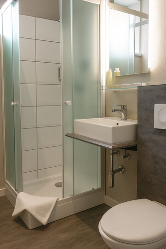 Bathroom 4, Pension Falconi, Kolín