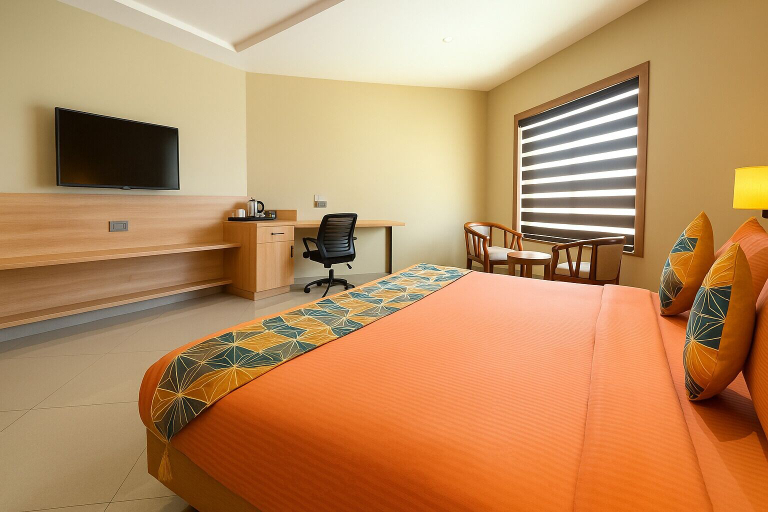 Bedroom 3, The Sky Imperial Bapu’s Resort, Devbhumi Dwarka