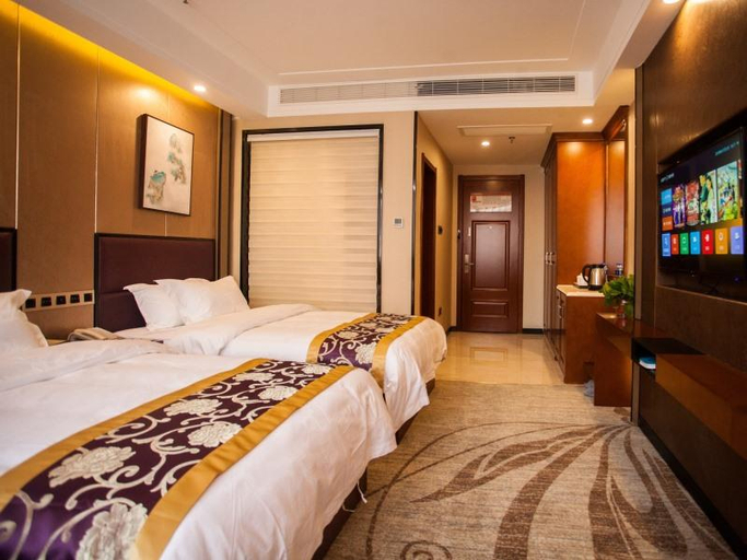 Bedroom 3, GreenTree Eastern Bozhou Jingwan Wealth Centre Hotel, Bozhou