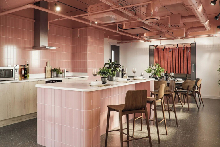 Shared kitchen 4, Student Luxury Studio Aldgate Residence, Leeds