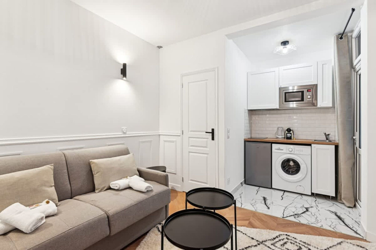 Room 5, Charming Studio - Pereire - Lease Mobility, Paris