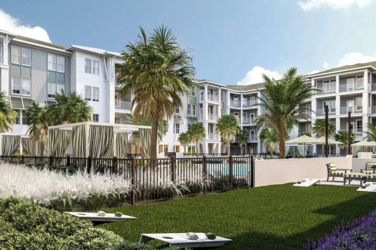 Game room 2, Landing Apartments Downtown Palm Coast, Flagler