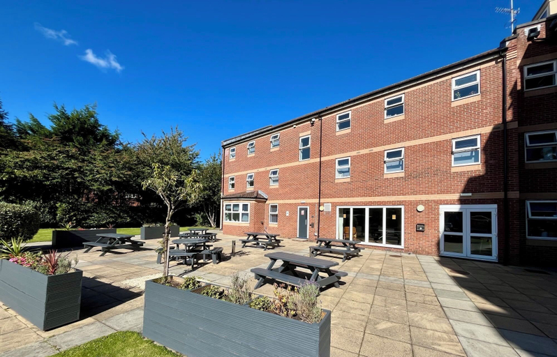 Front of property, Student Only Myrtle Court, Sefton